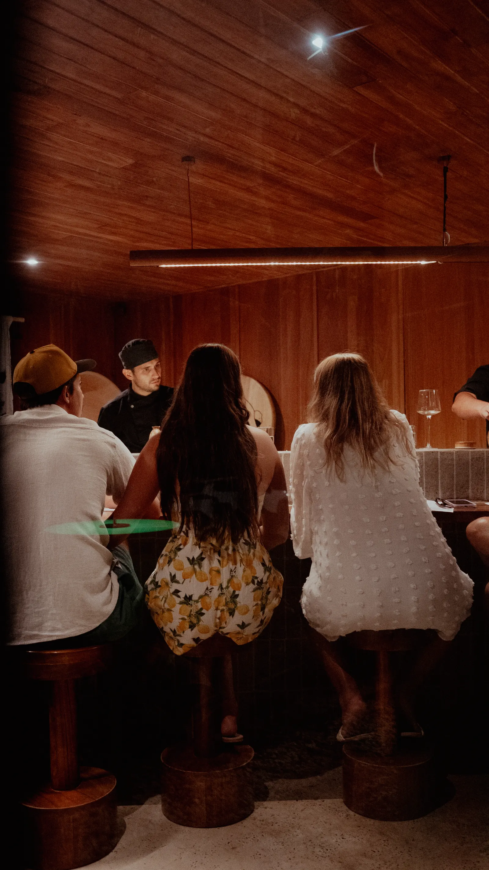 Private event at Yasumi behind closed doors, Santa Teresa