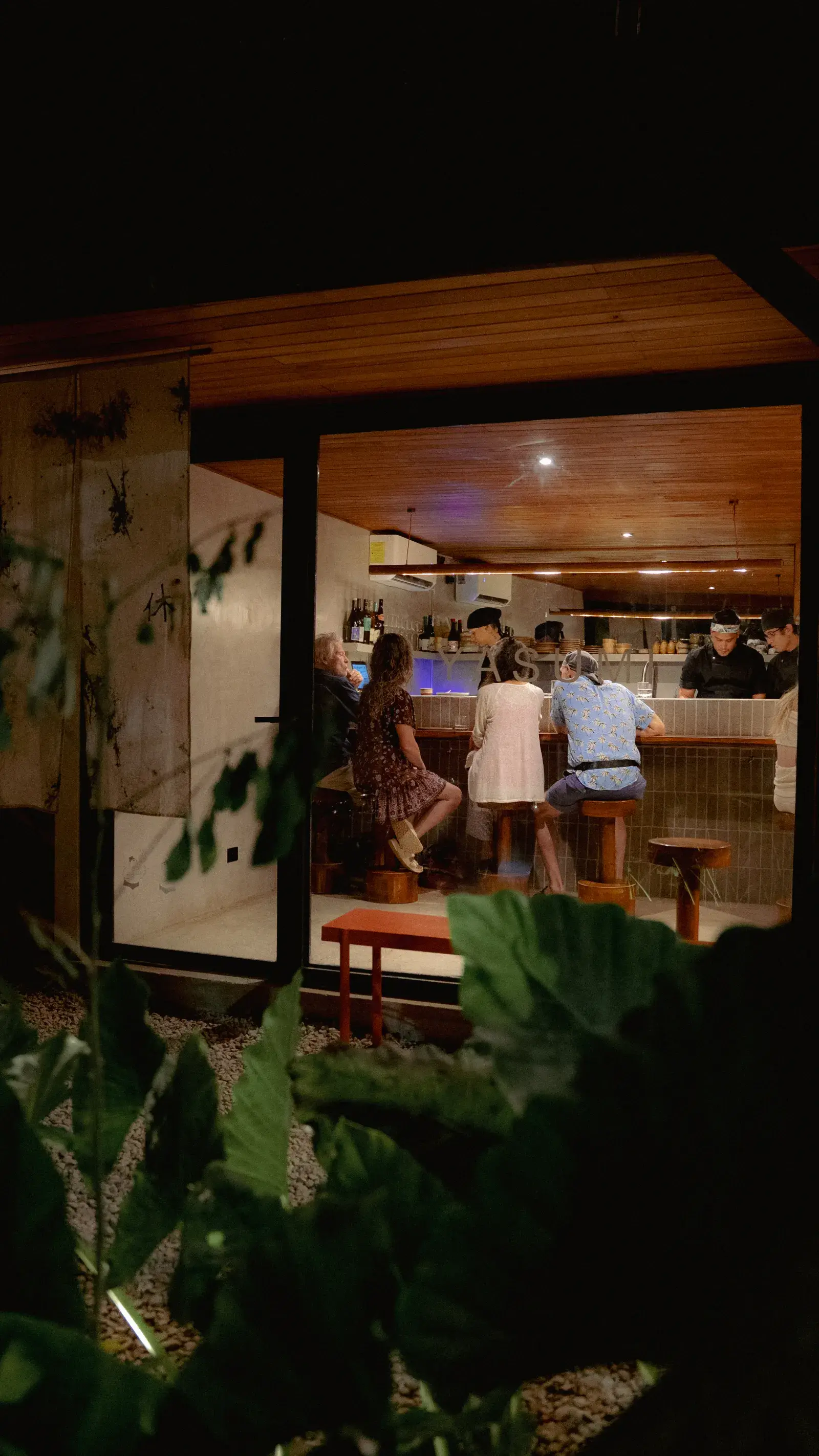 Omakase night at the Yasumi counter in Santa Teresa